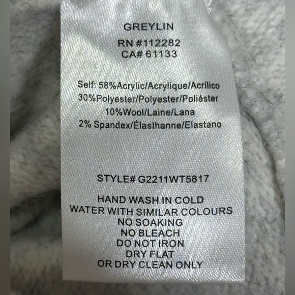 GREYLIN - Twist Back Sweater - light grey - small - Picture 8 of 8